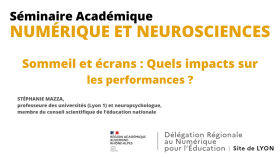 Numérique et neurosciences : Sommeil et écrans - quels impacts sur les performances ? by Chaîne principale de la Dane de Lyon