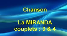 La Miranda- couplets 3 et 4 by Default erun.ain channel