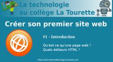 Créer son premier site web : #1 - Introduction by Technologie