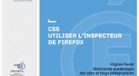 [CSS] Utiliser l'Inspecteur de Firefox pour modifier ses CSS by Default virginie.favrat channel