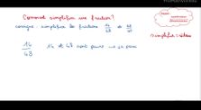simplifier des fractions by Main clg.mandela_pontdeclaix_grenoble channel