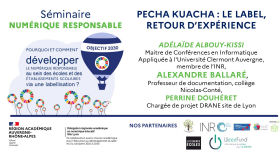Séminaire DRANE Lyon : Pecha Kuacha  Le label, retour d’expérience by Le numérique responsable