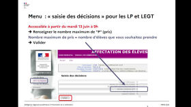 Utiliser le menu Travail en commission d'AFFELNET Lycée by Main draio channel