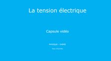 La tension électrique - capsule vidéo by Main erea.rene_pellet channel