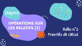 4e 08.2 Relatifs (2) - Priorités de calcul by Mathématiques  en 4e au collège Fernand Berthon