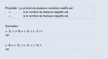 Opérations sur les nombres relatifs_03_Multiplication et division by Mathématiques au collège Fernand Berthon