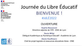 Ouverture de la Journée Du Libre Éducatif 2022 by Journée Du Libre Éducatif 2022