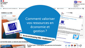 Valoriser les ressources en économie et gestion by Économie et Gestion de Lyon -Chaîne principale 