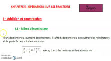 addition soustraction de fractions 1 by Maths à Joliot