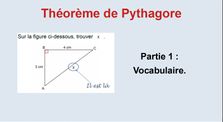 Pythagore_01_vocabulaire by Mathématiques au collège Fernand Berthon