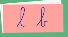 Le L et le B by Ecriture en lettres cursives