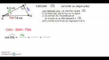Trigo leçon 3 calcul angle by Maths à Joliot
