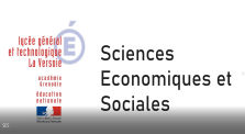 Sciences Economiques et Sociales by Portes Ouvertes La Versoie
