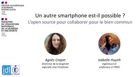 « Un autre smartphone est-il possible ? L’open source pour collaborer pour le bien commun » by Journée Du Libre Éducatif 2022