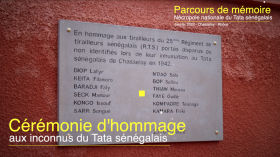 Cérémonie d'hommage aux inconnus - Nécropole nationale du Tata sénégalais - Parcours de mémoire by Memento