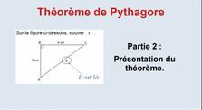 Pythagore_02_Théorème by Mathématiques au collège Fernand Berthon