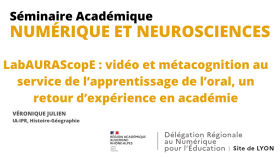Numérique et neurosciences : Filmer les élèves pour développer leur mécanisme d'apprentissage by Chaîne principale de la Dane de Lyon