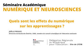Numérique et neurosciences : Quels sont les effets du numérique sur les apprentissages ? by Chaîne principale de la Dane de Lyon