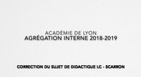 AGREG INTERNE 2018-2019 • Reprise Didactique Lettres Classiques Scarron - A.GELAS by Agrégation Interne Lettres (Lyon)