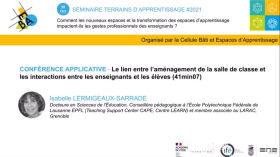 [SÉMINAIRES TERRAINS D'APPRENTISSAGE] Conférence d'Isabelle Lermigeaux-Sarrade by Séminaires Terrains d'Apprentissage #2021
