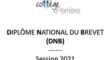 Présentation du DNB by Main clg.perriere channel