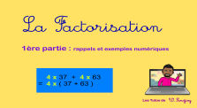 La Factorisation - 1/3 - exemples numériques by Mathématiques Ennemond Richard