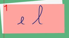 1 Les boucles by Ecriture en lettres cursives