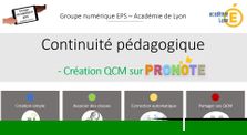 Pronote-Comment concevoir un QCM by Groupe Numérique EPS Lyon